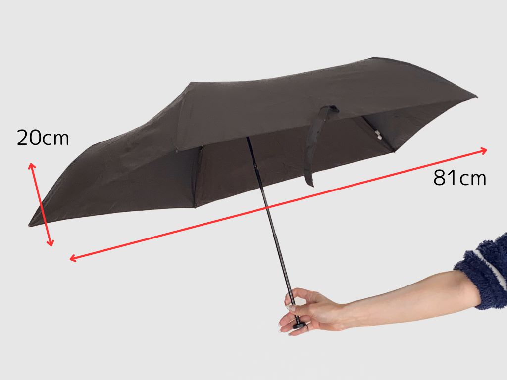 ダイソーの折りたたみ傘が軽くてコンパクトでおすすめ！｜ミニマリストの傘