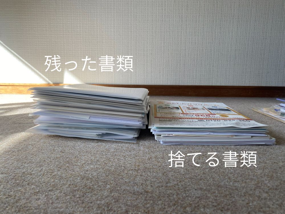 ミニマリスト、3年ぶりに書類の断捨離をする|捨て方は?捨てるか迷ったらどうする?