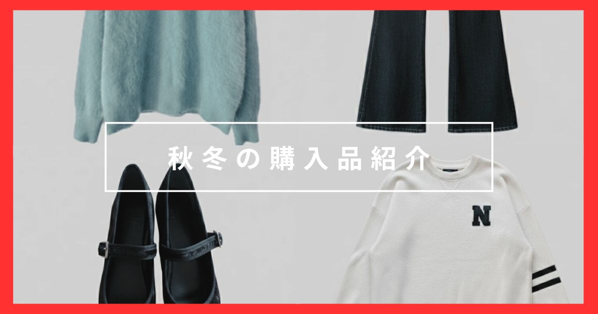 【服6着/シューズ2足】冬の購入品紹介｜ミニマリストの冬支度